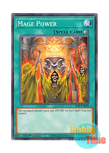 画像1: 英語版 STAS-EN028 Mage Power 魔導師の力 (ノーマル) 1st Edition