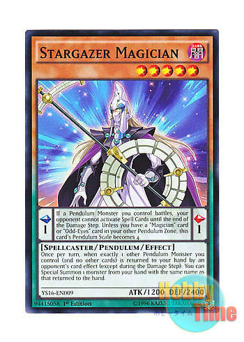 画像1: 英語版 YS16-EN009 Stargazer Magician 星読みの魔術師 (ノーマル) 1st Edition