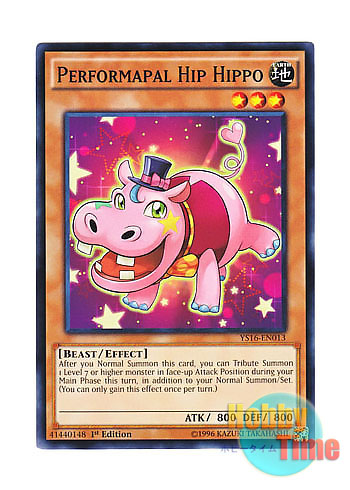 画像1: 英語版 YS16-EN013 Performapal Hip Hippo EMディスカバー・ヒッポ (ノーマル) 1st Edition