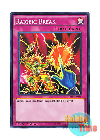画像1: 英語版 YS16-EN035 Raigeki Break サンダー・ブレイク (ノーマル) 1st Edition