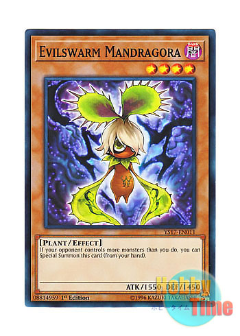 画像1: 英語版 YS17-EN011 Evilswarm Mandragora ヴェルズ・マンドラゴ (ノーマル) 1st Edition