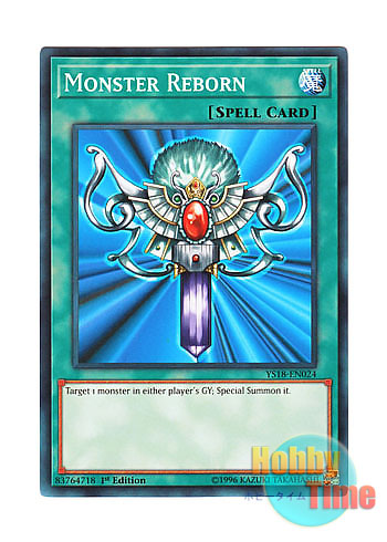 英語版 YS18-EN024 Monster Reborn 死者蘇生 (ノーマル) 1st Edition