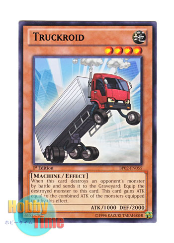 画像1: 英語版 BP02-EN055 Truckroid トラックロイド (レア：ブラック) 1st Edition