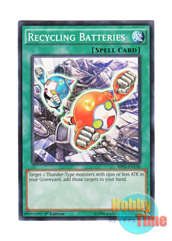 画像1: 英語版 BP03-EN158 Recycling Batteries バッテリーリサイクル (ノーマル) 1st Edition