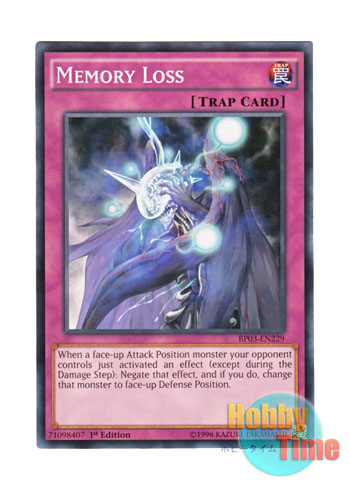 画像1: 英語版 BP03-EN229 Memory Loss もの忘れ (ノーマル) 1st Edition