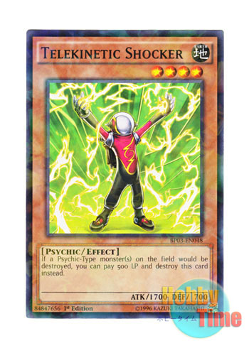画像1: 英語版 BP03-EN048 Telekinetic Shocker テレキアタッカー (シャターホイルレア) 1st Edition
