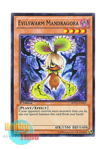 画像1: 英語版 BPW2-EN051 Evilswarm Mandragora ヴェルズ・マンドラゴ (ノーマル) 1st Edition
