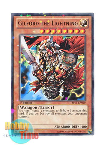 画像1: 英語版 SP13-EN040 Gilford the Lightning ギルフォード・ザ・ライトニング (スターホイルレア) 1st Edition