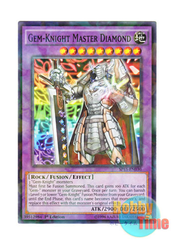 画像1: 英語版 SP15-EN030 Gem-Knight Master Diamond ジェムナイトマスター・ダイヤ (シャターホイルレア) 1st Edition
