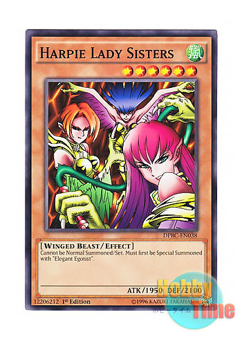英語版 DPBC-EN038 Harpie Lady Sisters ハーピィ・レディ三姉妹