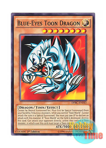 画像1: 英語版 DPBC-EN043 Blue-Eyes Toon Dragon ブルーアイズ・トゥーン・ドラゴン (ノーマル) 1st Edition