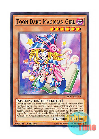 画像1: 英語版 DPBC-EN044 Toon Dark Magician Girl トゥーン・ブラック・マジシャン・ガール (ノーマル) 1st Edition