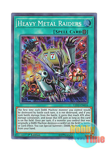 画像1: 英語版 LED2-EN016 Heavy Metal Raiders 鋼鉄の襲撃者 (スーパーレア) 1st Edition