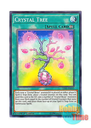 画像1: 英語版 LED2-EN045 Crystal Tree 宝玉の樹 (ノーマル) 1st Edition