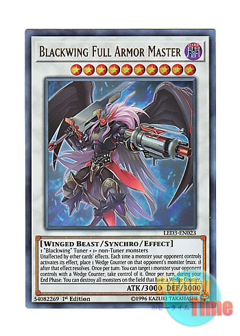 画像1: 英語版 LED3-EN023 Blackwing Full Armor Master BF－フルアーマード・ウィング (ウルトラレア) 1st Edition