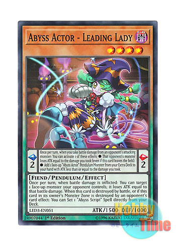 画像1: 英語版 LED3-EN051 Abyss Actor - Leading Lady 魔界劇団－プリティ・ヒロイン (ノーマル) 1st Edition