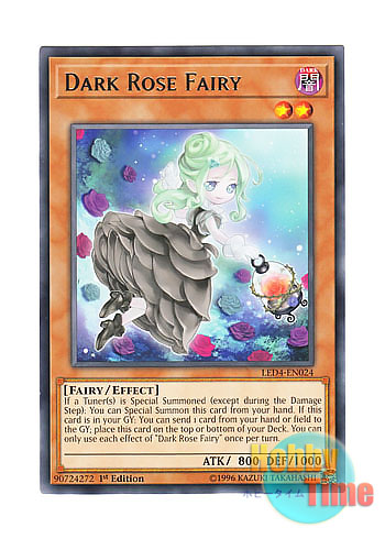 画像1: 英語版 LED4-EN024 Dark Rose Fairy 闇薔薇の妖精 (レア) 1st Edition