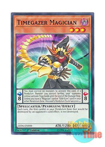画像1: 英語版 LED6-EN050 Timegazer Magician 時読みの魔術師 (ノーマル) 1st Edition