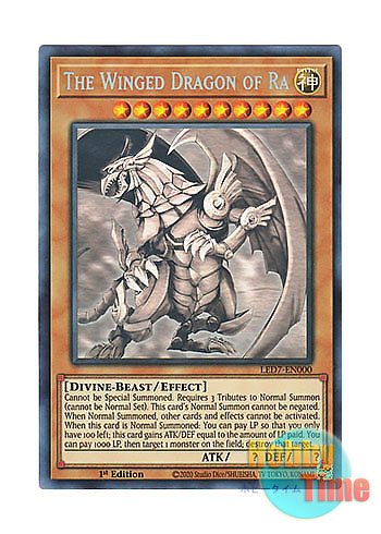 英語版 LED7-EN000 The Winged Dragon of Ra ラーの翼神竜 (ホログラフィックレア) 1st Edition