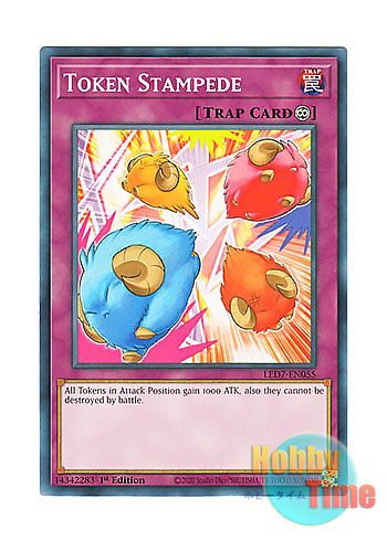 画像1: 英語版 LED7-EN055 Token Stampede 暴走闘君 (ノーマル) 1st Edition