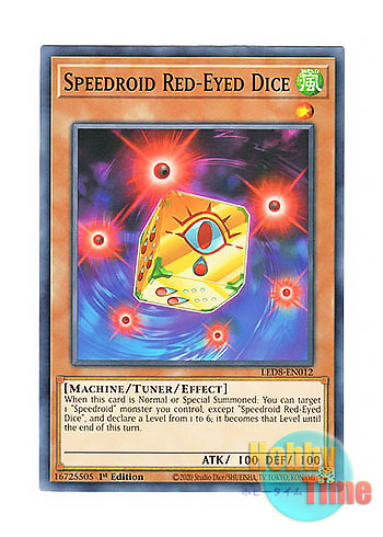 画像1: 英語版 LED8-EN012 Speedroid Red-Eyed Dice SR赤目のダイス (ノーマル) 1st Edition