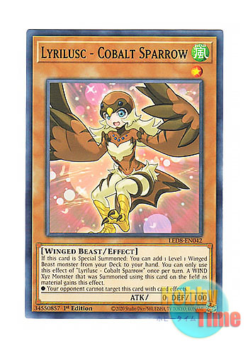 画像1: 英語版 LED8-EN042 Lyrilusc - Cobalt Sparrow LL－コバルト・スパロー (ノーマル) 1st Edition
