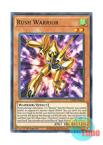画像1: 英語版 LED8-EN050 Rush Warrior ラッシュ・ウォリアー (ノーマル) 1st Edition