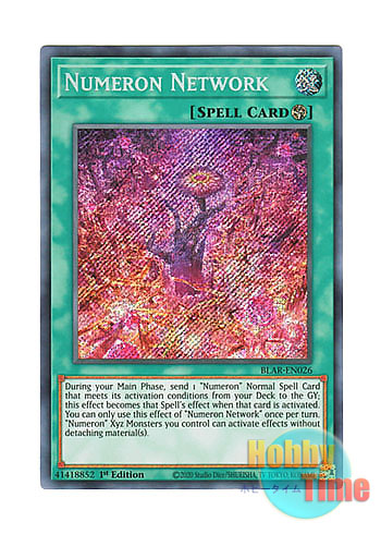 画像1: 英語版 BLAR-EN026 Numeron Network ヌメロン・ネットワーク (シークレットレア) 1st Edition