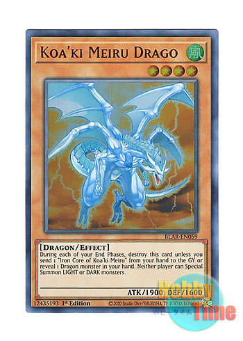 画像1: 英語版 BLAR-EN059 Koa'ki Meiru Drago コアキメイル・ドラゴ (ウルトラレア) 1st Edition