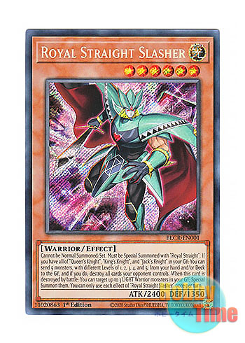 画像1: 英語版 BLCR-EN001 Royal Straight Slasher ロイヤル・ストレート・スラッシャー (シークレットレア) 1st Edition