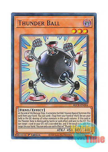 画像1: 英語版 BLCR-EN004 Thunder Ball 鉄球魔神ゴロゴーン (ウルトラレア) 1st Edition