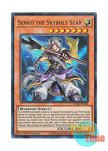 画像1: 英語版 BLCR-EN036 Senko the Skybolt Star 天雷星センコウ (ウルトラレア) 1st Edition