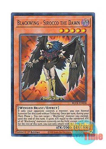 画像1: 英語版 BLCR-EN058 Blackwing - Sirocco the Dawn BF－暁のシロッコ (ウルトラレア) 1st Edition