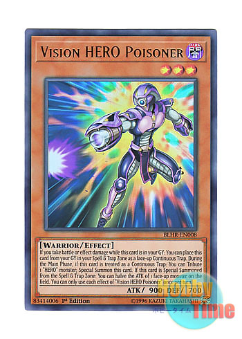 画像1: 英語版 BLHR-EN008 Vision HERO Poisoner V・HERO ポイズナー (ウルトラレア) 1st Edition