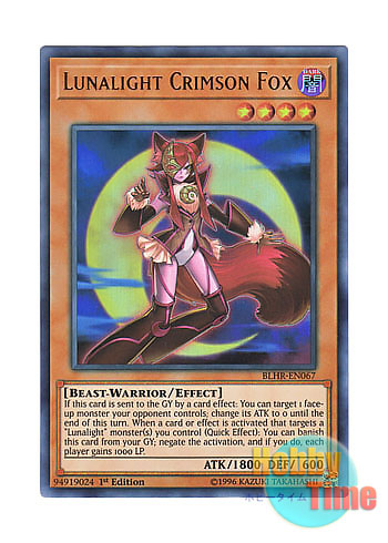 画像1: 英語版 BLHR-EN067 Lunalight Crimson Fox 月光紅狐 (ウルトラレア) 1st Edition