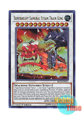 画像1: 英語版 BLLR-EN011 Superheavy Samurai Steam Train King 超重蒸鬼テツドウ－O (ウルトラレア) 1st Edition