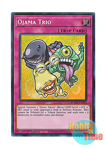 画像1: 英語版 BLMM-EN010 Ojama Trio おジャマトリオ (シークレットレア) 1st Edition