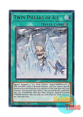 画像1: 英語版 BLMM-EN032 Twin Pillars of Ice 極寒の氷柱 (ウルトラレア) 1st Edition