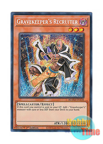画像1: 英語版 BLMM-EN110 Gravekeeper's Recruiter 墓守の召喚師 (シークレットレア) 1st Edition