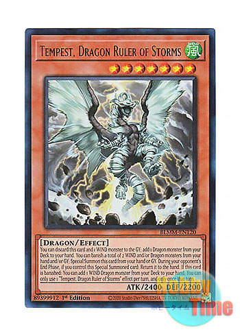 画像1: 英語版 BLMM-EN120 Tempest, Dragon Ruler of Storms 嵐征竜－テンペスト (ウルトラレア) 1st Edition