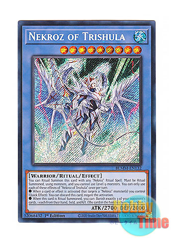 画像1: 英語版 BLMM-EN132 Nekroz of Trishula トリシューラの影霊衣 (シークレットレア) 1st Edition