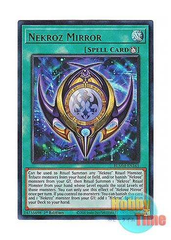 画像1: 英語版 BLMM-EN165 Nekroz Mirror 影霊衣の降魔鏡 (ウルトラレア) 1st Edition