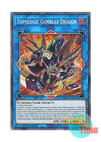 画像1: 英語版 BLRR-EN043 Topologic Gumblar Dragon トポロジック・ガンブラー・ドラゴン (シークレットレア) 1st Edition