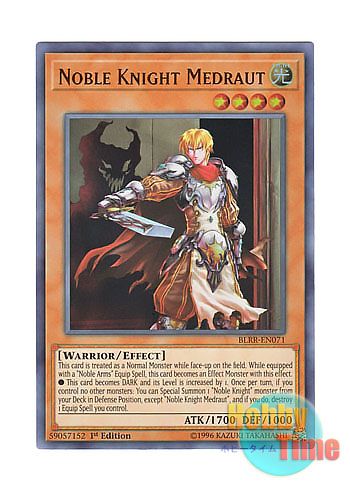 画像1: 英語版 BLRR-EN071 Noble Knight Medraut 聖騎士モルドレッド (ウルトラレア) 1st Edition