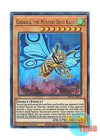 画像1: 英語版 BROL-EN074 Gadarla, the Mystery Dust Kaiju 怪粉壊獣ガダーラ (ウルトラレア) 1st Edition