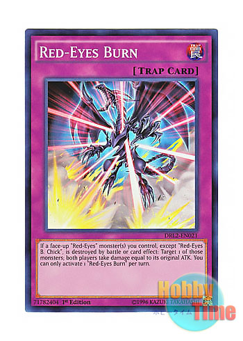 画像1: 英語版 DRL2-EN021 Red-Eyes Burn レッドアイズ・バーン (スーパーレア) 1st Edition