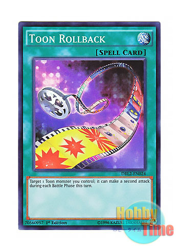 画像1: 英語版 DRL2-EN024 Toon Rollback トゥーン・ロールバック (スーパーレア) 1st Edition