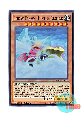 画像1: 英語版 DRL3-EN071 Snow Plow Hustle Rustle 除雪機関車ハッスル・ラッセル (ウルトラレア) 1st Edition