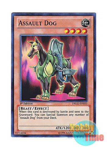画像1: 英語版 DRLG-EN033 Assault Dog アサルト・ガンドッグ (スーパーレア) 1st Edition