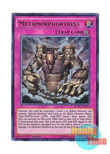 画像1: 英語版 MVP1-EN027 Metamorphortress メタモル・クレイ・フォートレス (ウルトラレア) 1st Edition